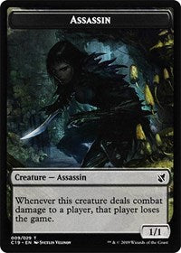 Assassin // Morph Double-sided Token [Commander 2019 Tokens] | Empire Gaming NC