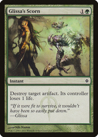 Glissa's Scorn [New Phyrexia] | Empire Gaming NC
