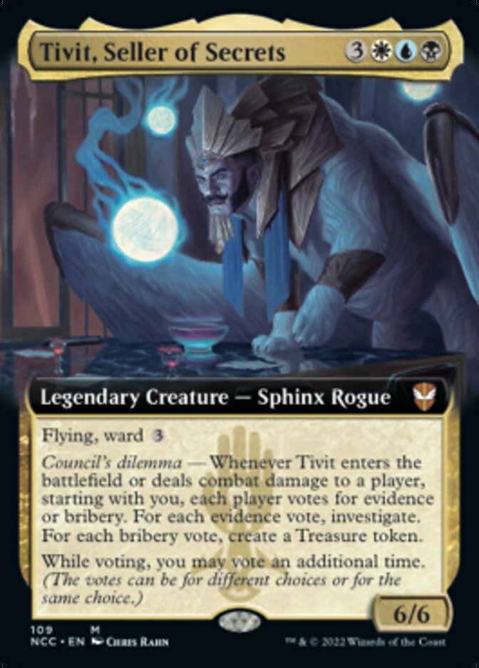 Tivit, Seller of Secrets (Extended Art) [Streets of New Capenna Commander] | Empire Gaming NC