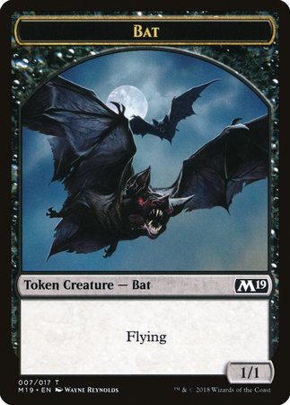 Bat Token [Core Set 2019 Tokens] | Empire Gaming NC