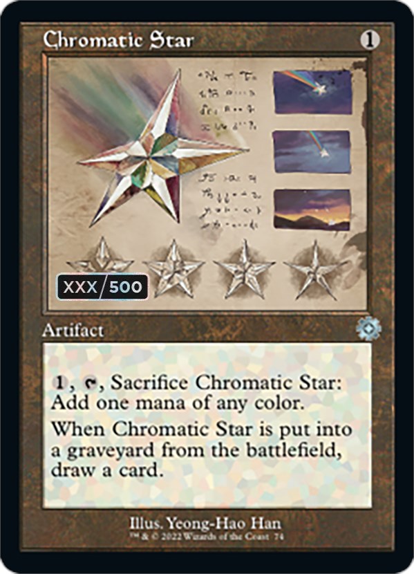 Chromatic Star (Retro Schematic) (Serial Numbered) [The Brothers' War Retro Artifacts] | Empire Gaming NC