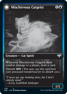 Mischievous Catgeist // Catlike Curiosity [Innistrad: Double Feature] | Empire Gaming NC