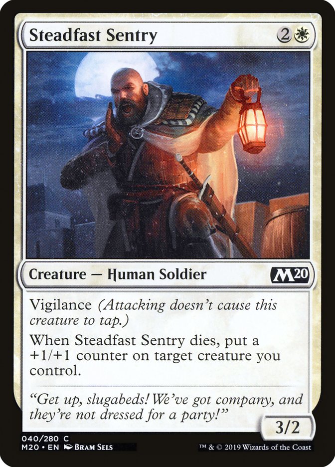 Steadfast Sentry [Core Set 2020] | Empire Gaming NC