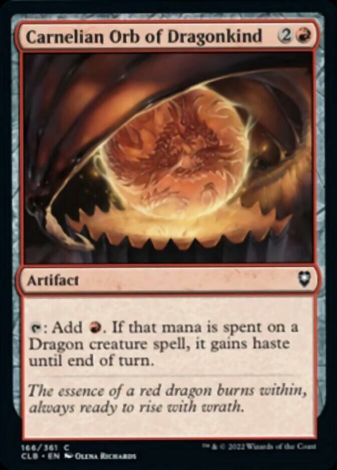 Carnelian Orb of Dragonkind [Commander Legends: Battle for Baldur's Gate] | Empire Gaming NC