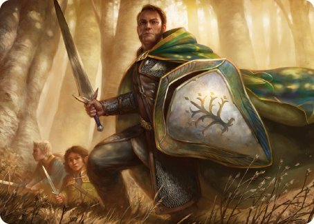 Boromir, Warden of the Tower Art Card [The Lord of the Rings: Tales of Middle-earth Art Series] | Empire Gaming NC