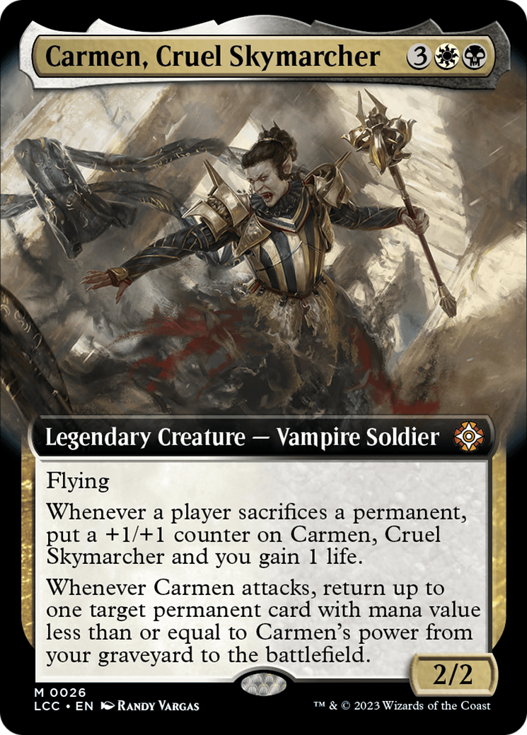 Carmen, Cruel Skymarcher (Extended Art) [The Lost Caverns of Ixalan Commander] | Empire Gaming NC