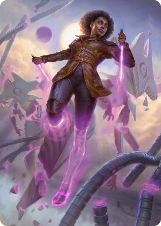 Kaya, Intangible Slayer Art Card [Phyrexia: All Will Be One Art Series] | Empire Gaming NC