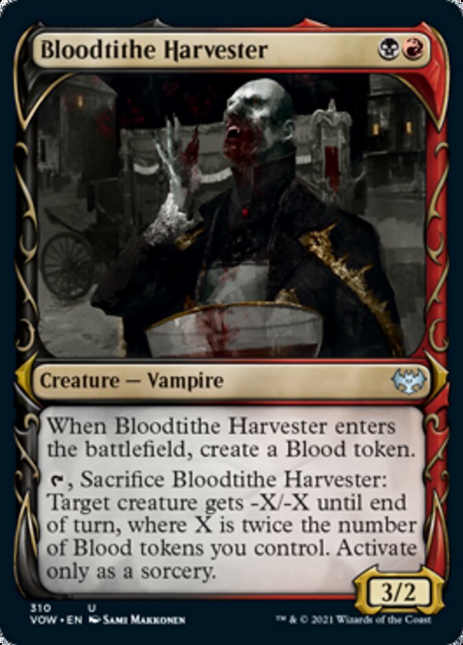 Bloodtithe Harvester (Showcase Fang Frame) [Innistrad: Crimson Vow] | Empire Gaming NC