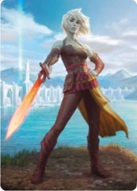 Nahiri, Heir of the Ancients 1 Art Card [Zendikar Rising Art Series] | Empire Gaming NC