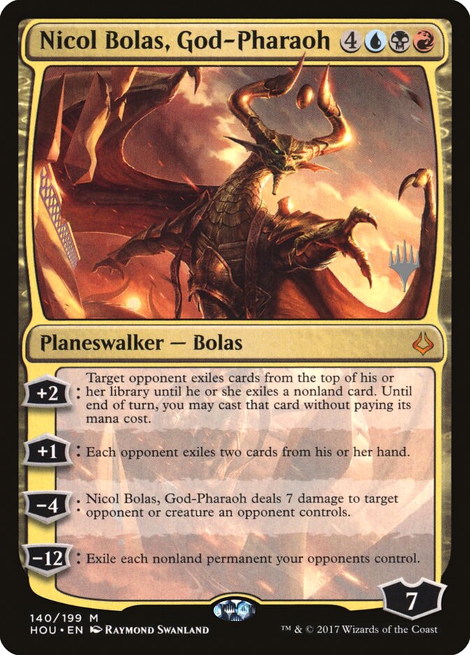 Nicol Bolas, God-Pharaoh (Promo Pack) [Hour of Devastation Promos] | Empire Gaming NC