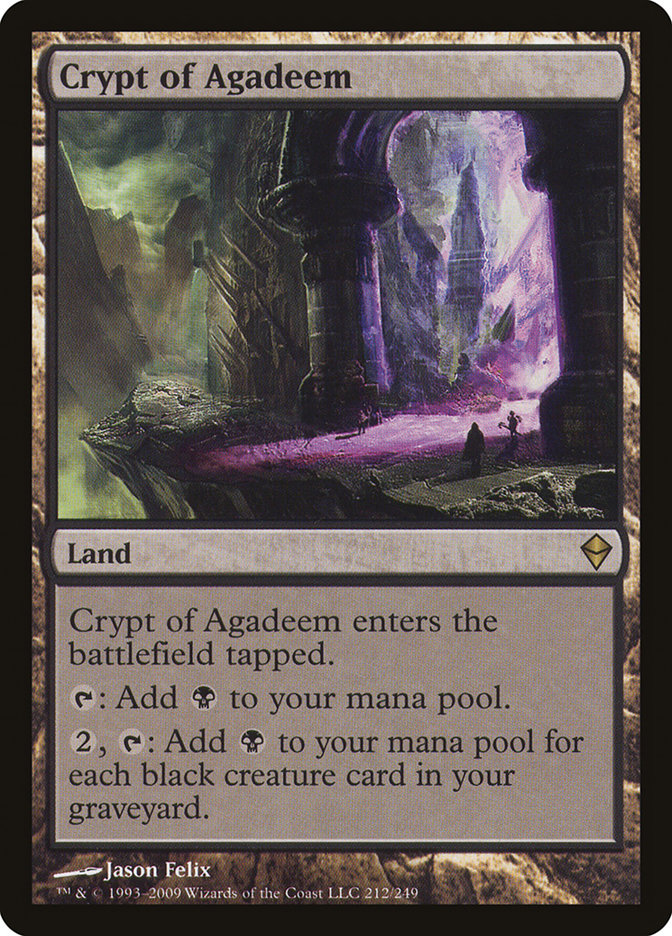 Crypt of Agadeem [Zendikar] | Empire Gaming NC
