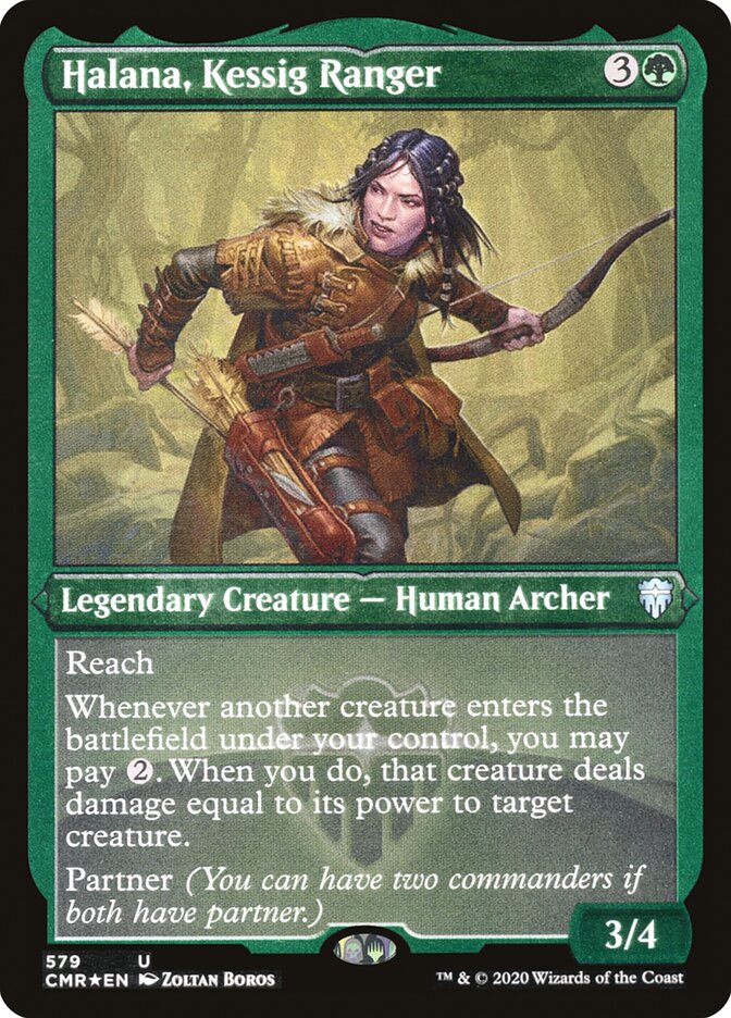 Halana, Kessig Ranger (Foil Etched) [Commander Legends] | Empire Gaming NC