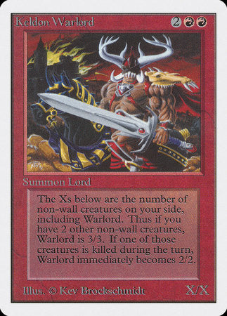 Keldon Warlord [Unlimited Edition] | Empire Gaming NC