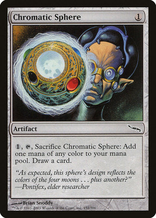 Chromatic Sphere [Mirrodin] | Empire Gaming NC