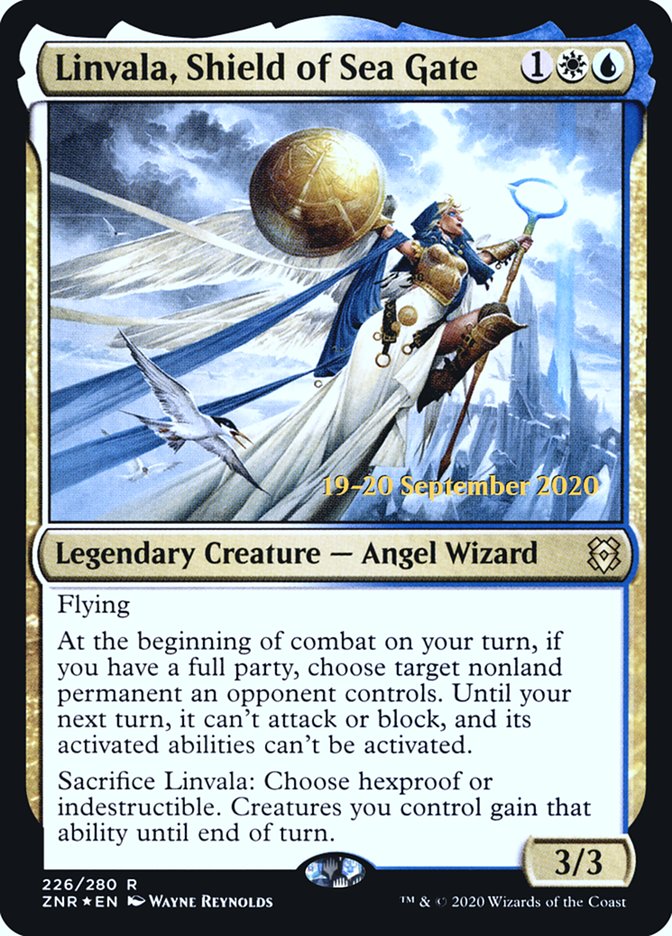 Linvala, Shield of Sea Gate  [Zendikar Rising Prerelease Promos] | Empire Gaming NC