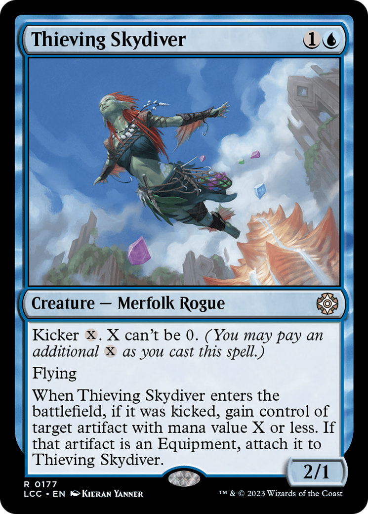 Thieving Skydiver [The Lost Caverns of Ixalan Commander] | Empire Gaming NC