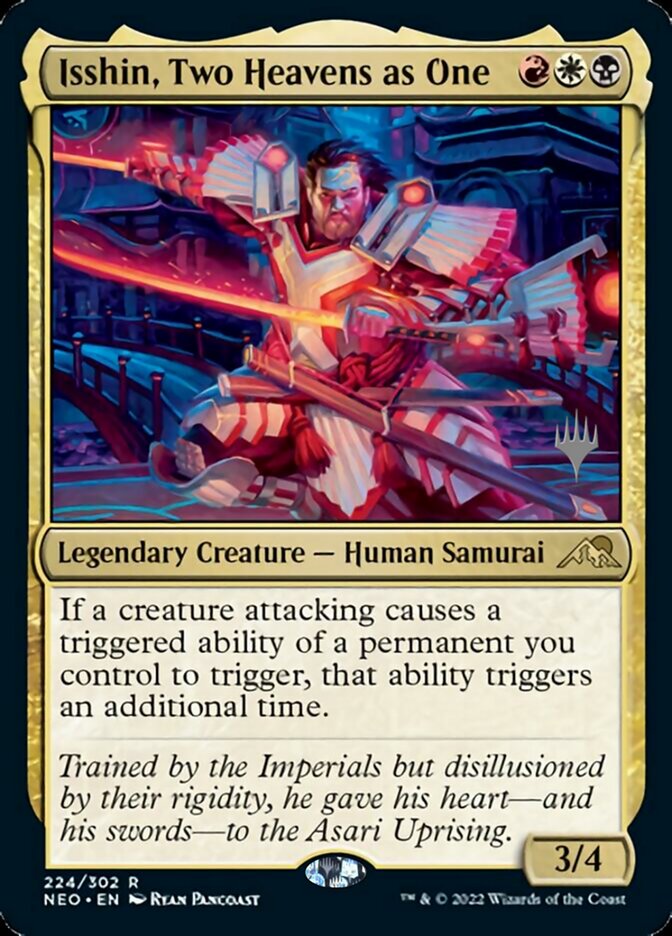 Isshin, Two Heavens as One (Promo Pack) [Kamigawa: Neon Dynasty Promos] | Empire Gaming NC