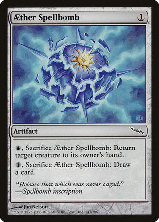 Aether Spellbomb [Mirrodin] | Empire Gaming NC