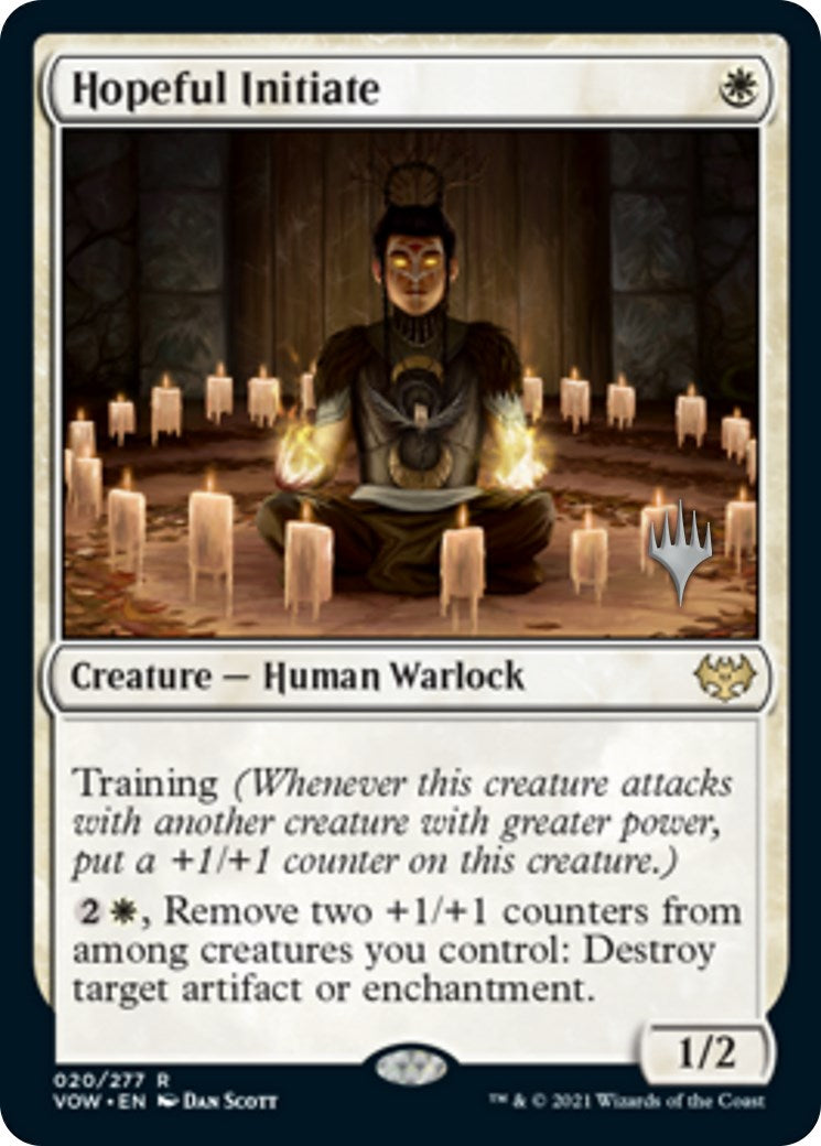 Hopeful Initiate (Promo Pack) [Innistrad: Crimson Vow Promos] | Empire Gaming NC