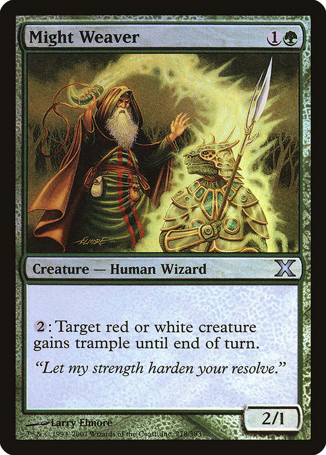 Might Weaver (Premium Foil) [Tenth Edition] | Empire Gaming NC