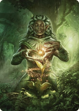 Elvish Mystic Art Card [Commander Masters Art Series] | Empire Gaming NC