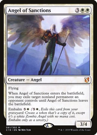 Angel of Sanctions [Commander 2019] | Empire Gaming NC