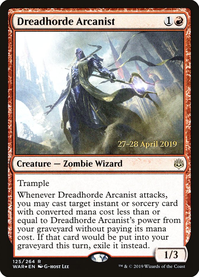 Dreadhorde Arcanist  [War of the Spark Prerelease Promos] | Empire Gaming NC