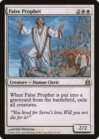 False Prophet [Commander 2011] | Empire Gaming NC