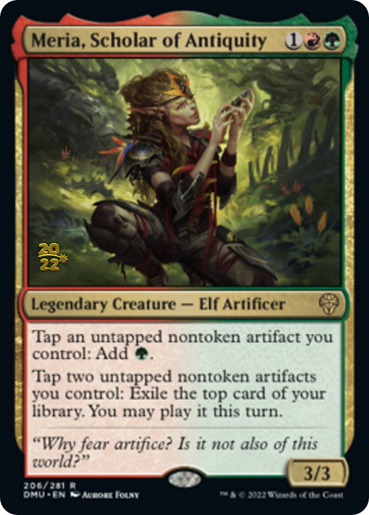 Meria, Scholar of Antiquity [Dominaria United Prerelease Promos] | Empire Gaming NC