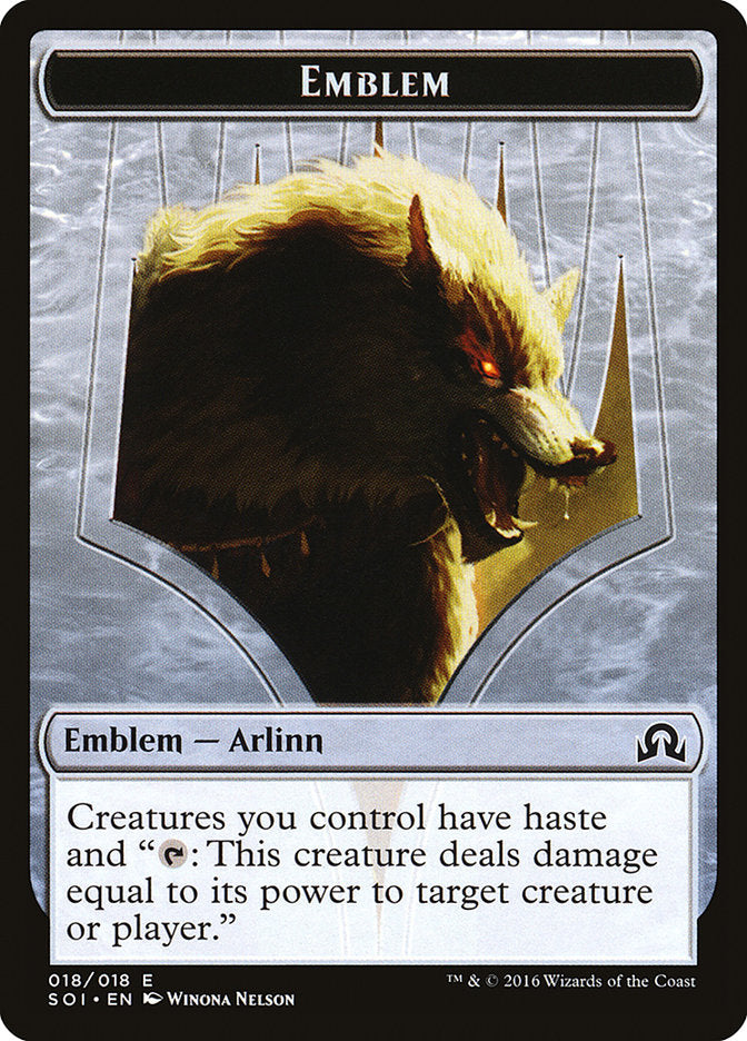 Arlinn Kord Emblem [Shadows over Innistrad Tokens] | Empire Gaming NC