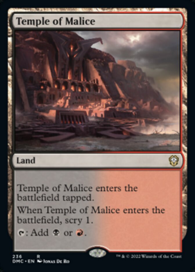 Temple of Malice [Dominaria United Commander] | Empire Gaming NC