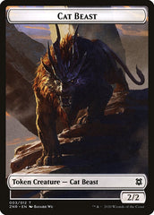 Cat Beast Token [Zendikar Rising] | Empire Gaming NC