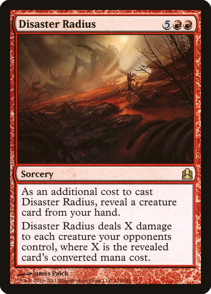 Disaster Radius [Commander 2011] | Empire Gaming NC