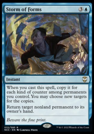 Storm of Forms (Promo Pack) [Streets of New Capenna Commander Promos] | Empire Gaming NC