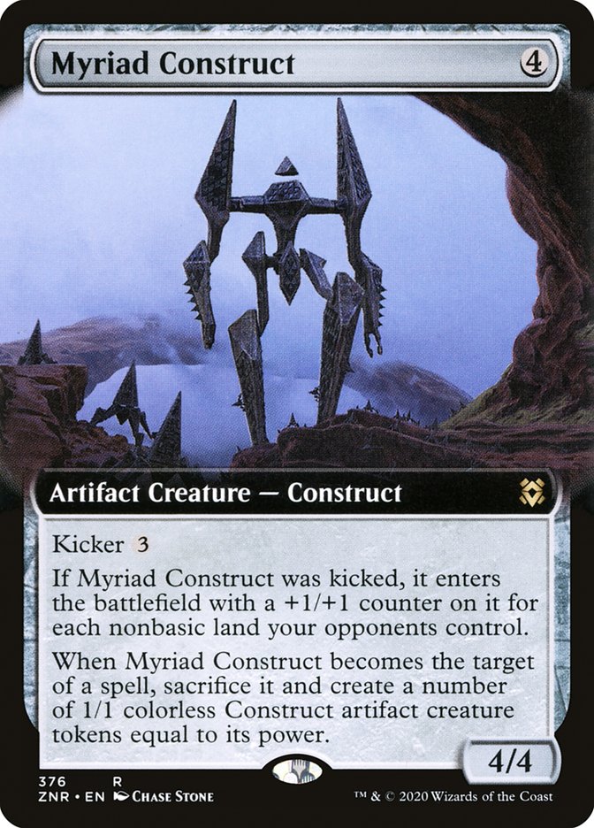 Myriad Construct (Extended Art) [Zendikar Rising] | Empire Gaming NC