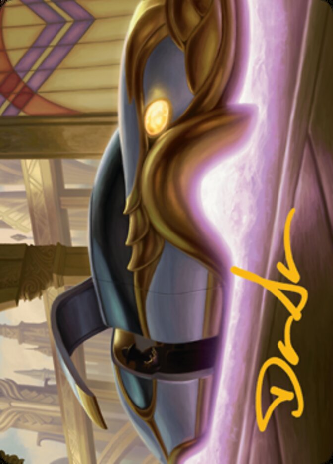 Mysterious Limousine Art Card (Gold-Stamped Signature) [Streets of New Capenna Art Series] | Empire Gaming NC