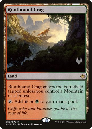 Rootbound Crag [Ixalan Promos] | Empire Gaming NC
