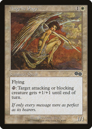 Angelic Page [Urza's Saga] | Empire Gaming NC