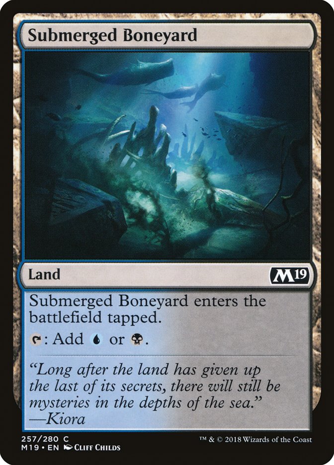 Submerged Boneyard [Core Set 2019] | Empire Gaming NC