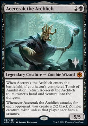 Acererak the Archlich (Promo Pack) [Dungeons & Dragons: Adventures in the Forgotten Realms Promos] | Empire Gaming NC