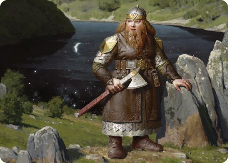 Mirrormere Guardian Art Card [The Lord of the Rings: Tales of Middle-earth Art Series] | Empire Gaming NC
