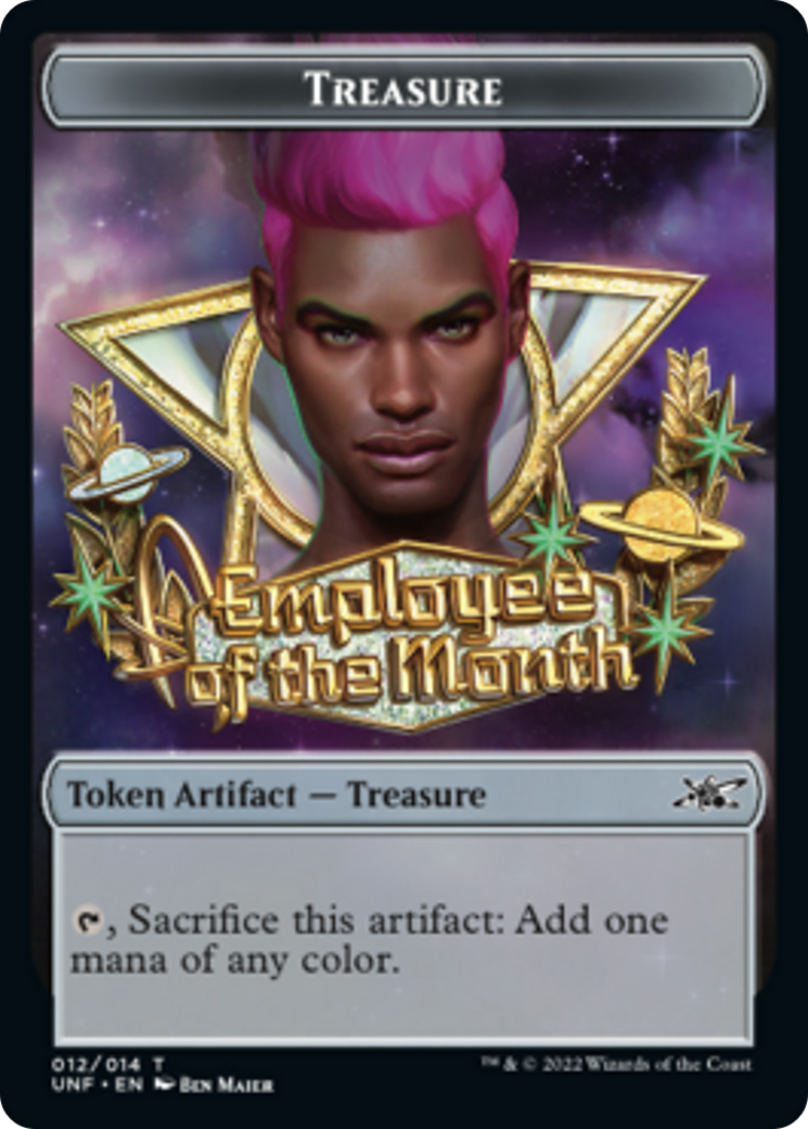 Teddy Bear // Treasure (012) Double-sided Token [Unfinity Tokens] | Empire Gaming NC