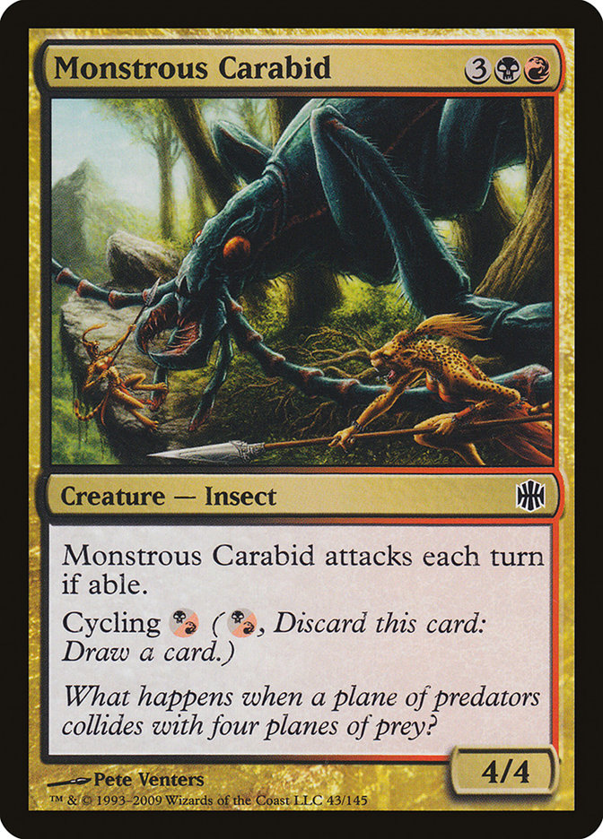 Monstrous Carabid [Alara Reborn] | Empire Gaming NC