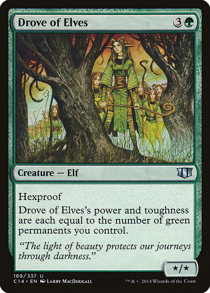 Drove of Elves [Commander 2014] | Empire Gaming NC