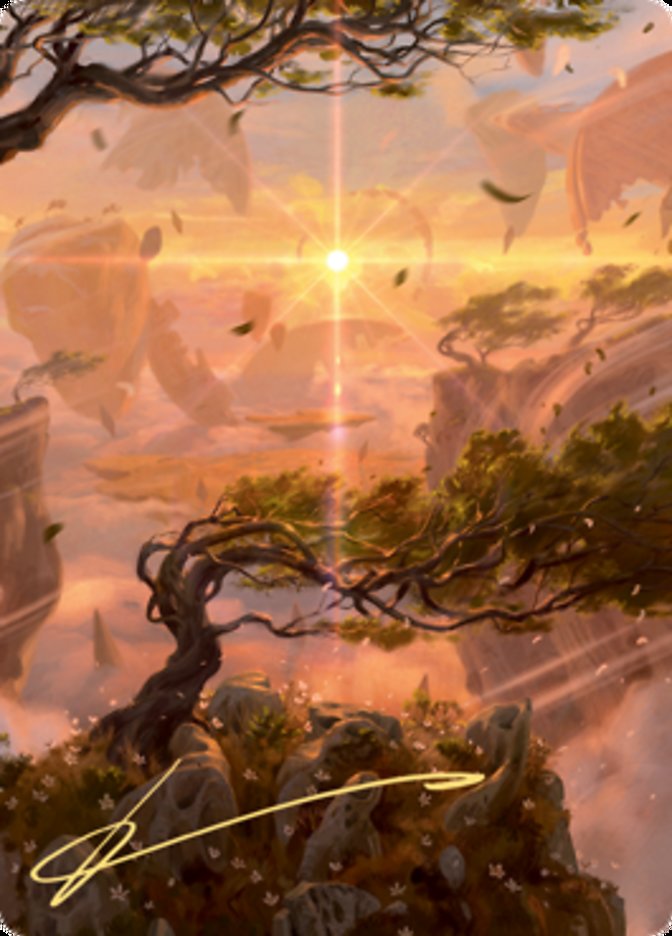 Windswept Heath Art Card (Gold-Stamped Signature) [Zendikar Rising Art Series] | Empire Gaming NC