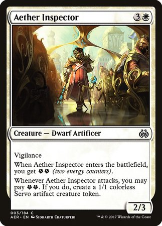 Aether Inspector [Aether Revolt] | Empire Gaming NC