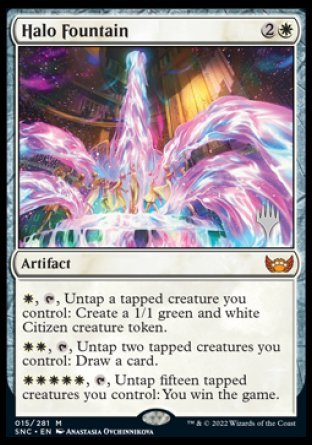 Halo Fountain (Promo Pack) [Streets of New Capenna Promos] | Empire Gaming NC