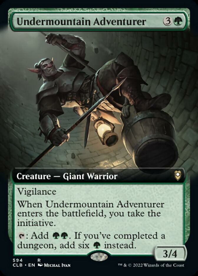 Undermountain Adventurer (Extended Art) [Commander Legends: Battle for Baldur's Gate] | Empire Gaming NC