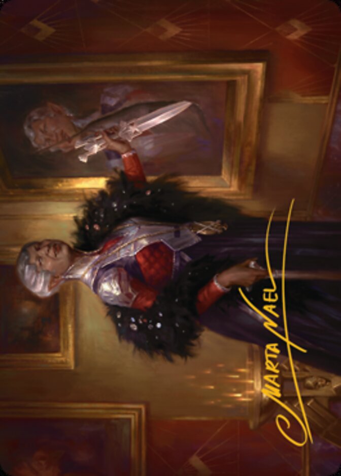 Evelyn, the Covetous Art Card (Gold-Stamped Signature) [Streets of New Capenna Art Series] | Empire Gaming NC