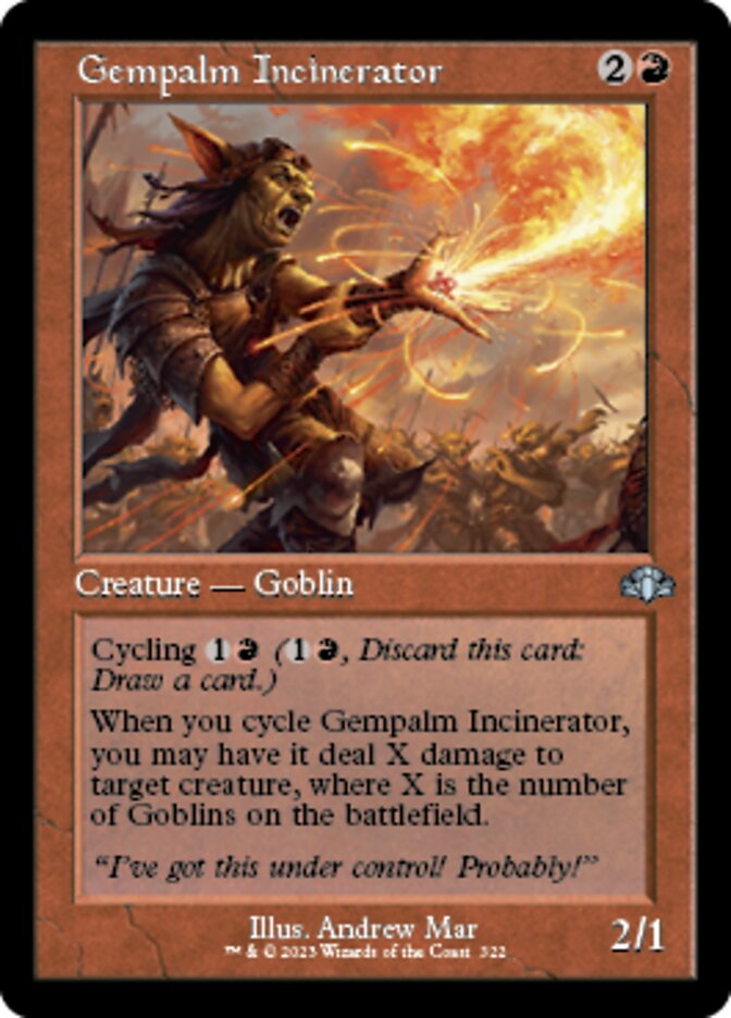 Gempalm Incinerator (Retro) [Dominaria Remastered] | Empire Gaming NC